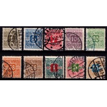 Avisportomærker. Samlet årgangssæt.